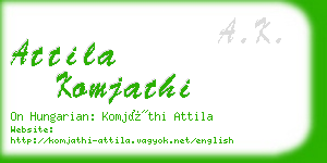 attila komjathi business card